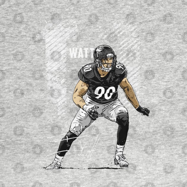 T.J. Watt Pittsburgh Bold by Buya_Hamkac